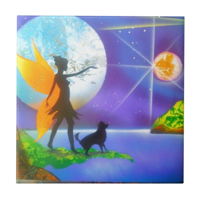 Der Leuchtturm Fliese (Vorderseite)