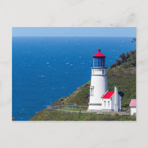Der Leuchtturm Heceta Head bei Florence Postkarte