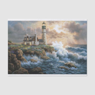 Der Leuchtturm Seidenpapier
