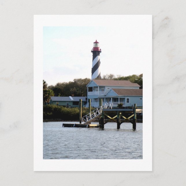 Der Leuchtturm, St. Augustine Postkarte (Vorderseite)