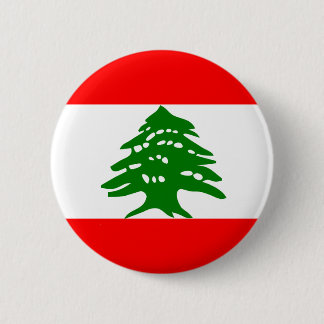 Der Libanon-Flagge Button