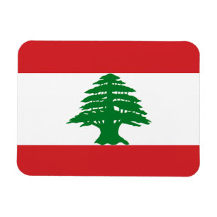 Der Libanon-Flagge Magnet