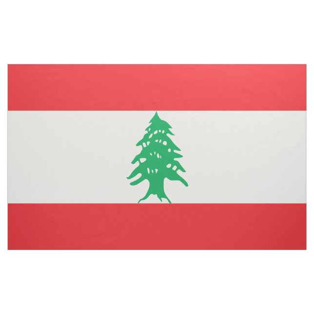 Der Libanon-Flagge Stoff (Yard (91,4 cm))