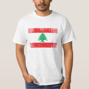 Der Libanon-Flagge T-Shirt