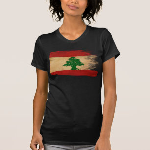 Der Libanon-Flagge T-Shirt