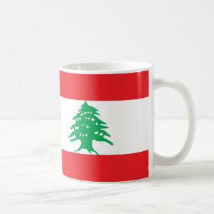 Der Libanon-Flaggen-Tasse Tasse