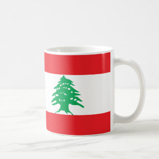 Der Libanon-Flaggen-Tasse Tasse