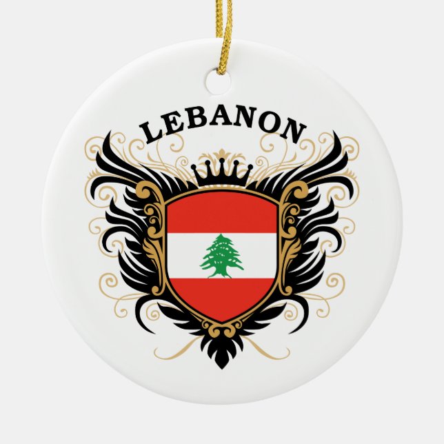 Der Libanon Keramik Ornament (Vorne)