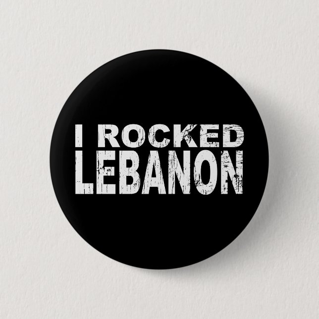 Der Libanon-Knopf Button (Vorderseite)