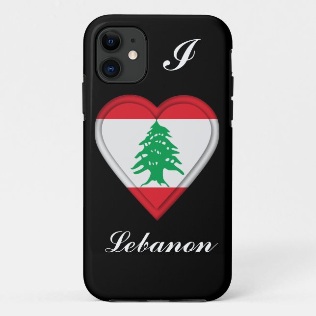 Der Libanon-Libaneseflagge Case-Mate iPhone Hülle (Rückseite)
