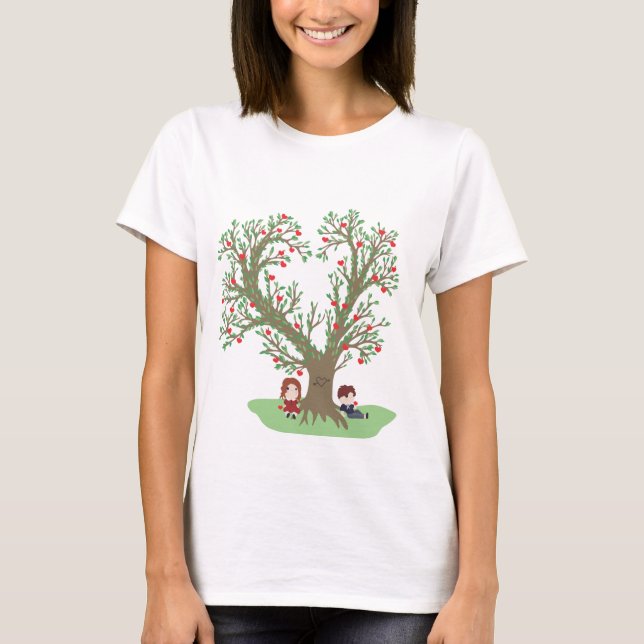 Der Liebe-Baum T-Shirt (Vorderseite)