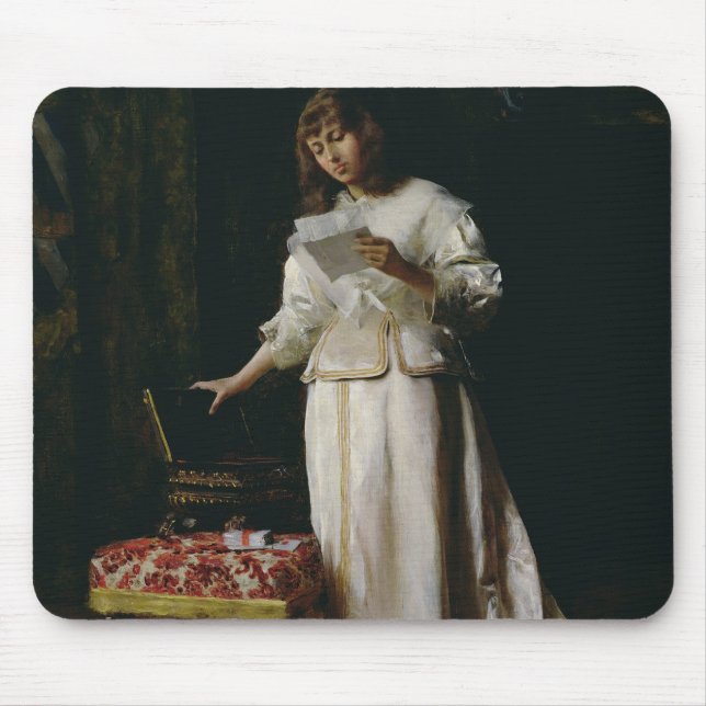 Der Liebe-Buchstabe Mousepad (Vorne)