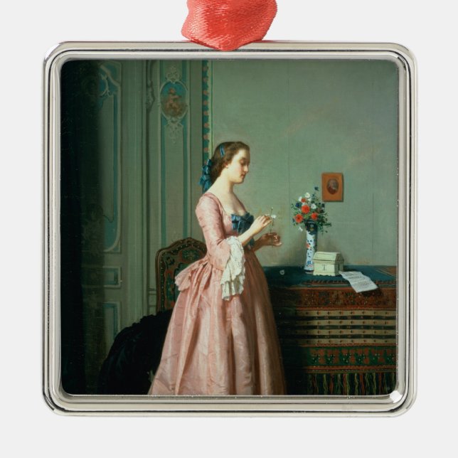 Der Liebe-Buchstabe Ornament Aus Metall (Vorne)