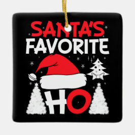 Der Liebling des Weihnachtsmanns Keramikornament