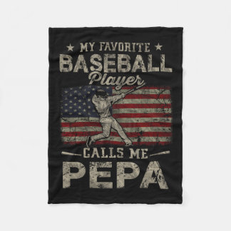 Der Lieblings-Baseball-Spieler nennt mich Pepa-Vat Fleecedecke