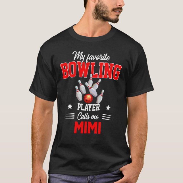 Der Lieblings-Bowling-Spieler ruft mich zum Mutter T-Shirt (Vorderseite)