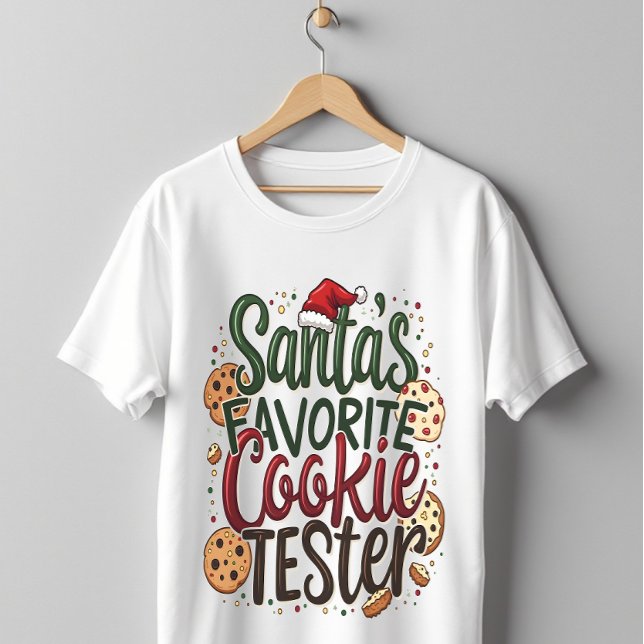 Der Lieblings-Cookie-Tetser des Weihnachtsmanns T-Shirt (Von Creator hochgeladen)