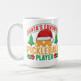 Der Lieblings-Pickleball-Spieler des Weihnachtsman Kaffeetasse