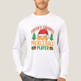 Der Lieblings-Pickleball-Spieler des Weihnachtsman Tri-Blend Shirt