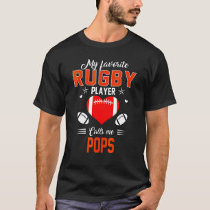 Der Lieblings-Rugby-Spieler ruft mich Pop zum Mutt T-Shirt