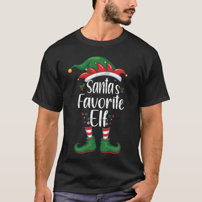 Der Lieblingself des Weihnachtsmanns T-Shirt (Vorderseite)