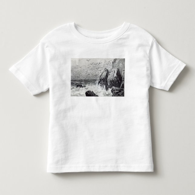 Der Lieblingsplatz der Möven Kleinkind T-shirt (Vorderseite)
