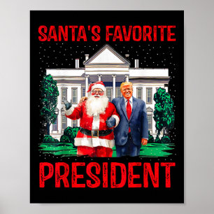Der Lieblingspräsident des Weihnachtsmanns, Trump, Poster