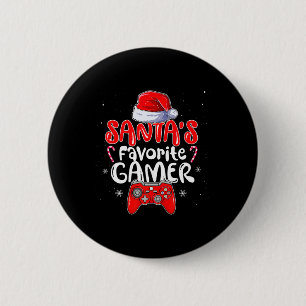 Der Lieblingsspieler des Weihnachtsmanns Button