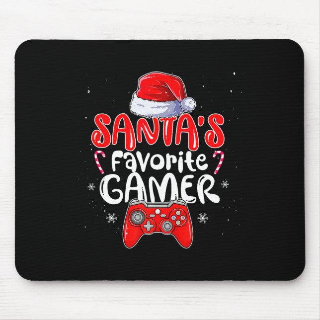 Der Lieblingsspieler des Weihnachtsmanns Mousepad (Vorne)