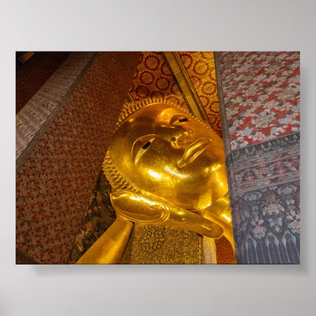 Der liegende Buddah in Bangkok Poster (Vorne)
