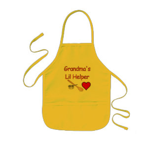 Der Lil der Großmutter Helfer Kinderschürze