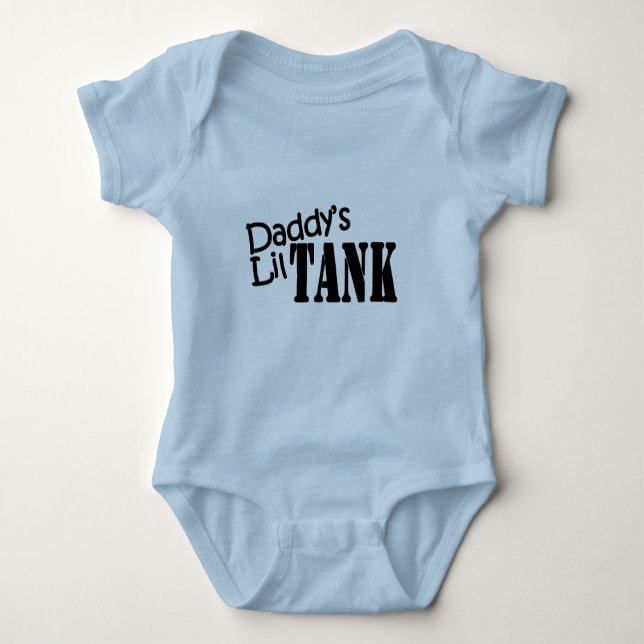 Der Lil des Vatis Behälter Baby Strampler (Vorderseite)