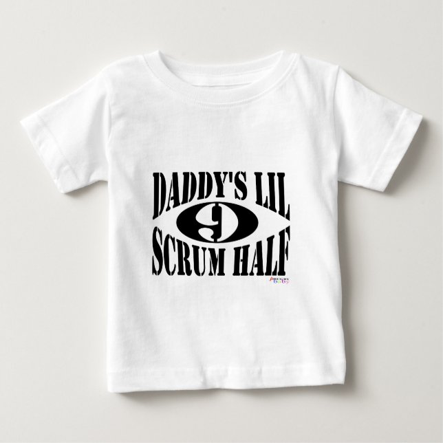 Der Lil des Vatis Gedränge halb Baby T-shirt (Vorderseite)