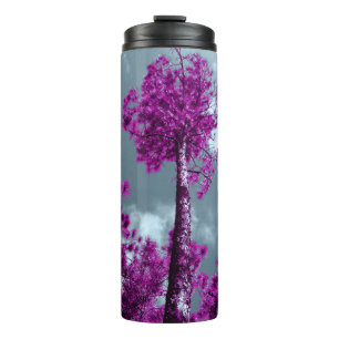 Der lila Baum  Thermosbecher