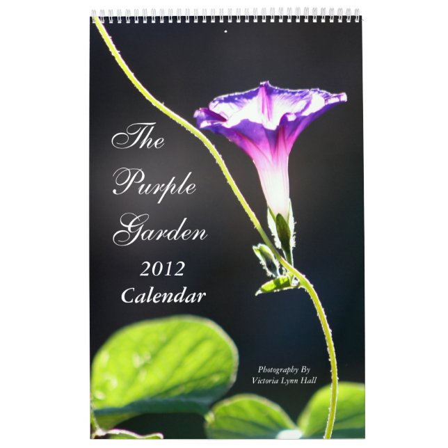Der lila Garten 2012 Kalender (Titelbild)