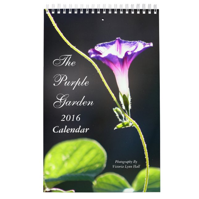 Der lila Garten 2016 Kalender (Titelbild)
