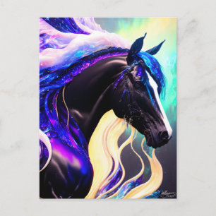 Der Lila Hengst Postkarte