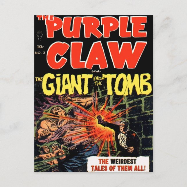 Der Lila Klaw Nr. 3 Postkarte (Vorderseite)