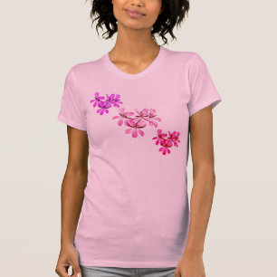 Der lila T - Shirt der rosaroten