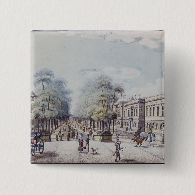 Der Linden mit der Akademie, Berlin Button (Vorderseite)