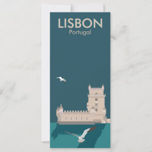 Der Lissaboner Turm von Belem im Stil eines alten