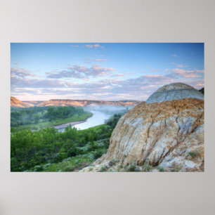 Der Little Missouri River am Little Poster