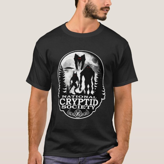 Der Lizardman; Bipedreptilian Lizard Cryptid Mo T-Shirt (Vorderseite)