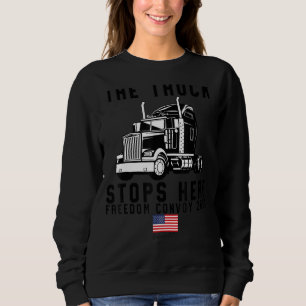 Der LKW hält sich hier auf, unterstützt den Freedo Sweatshirt