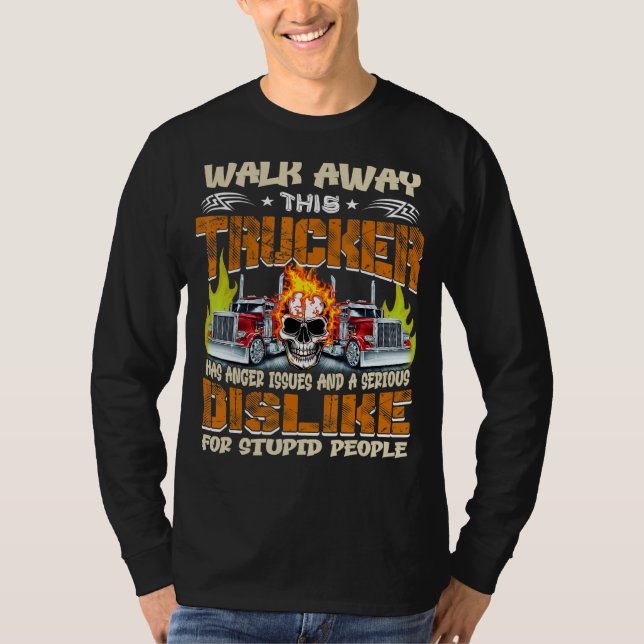 Der LKW hat Wutprobleme, die sich von T-Shirt (Vorderseite)