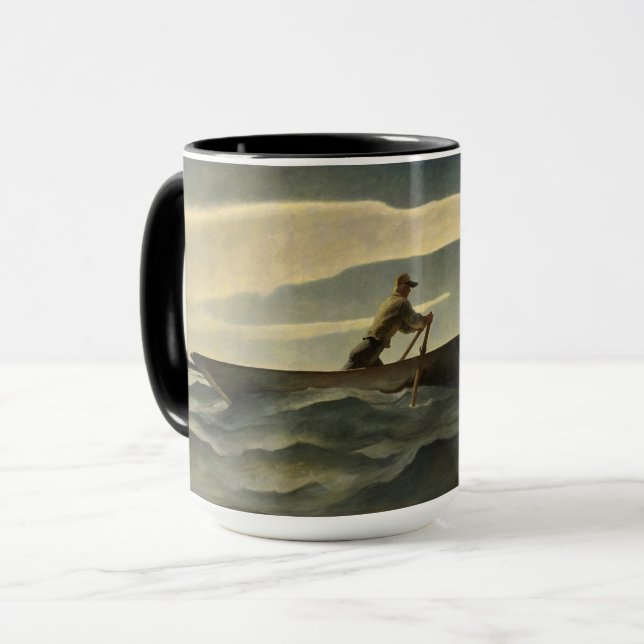 Der Lobsterman, The Doryman von N. C. Wyeth Tasse (Vorderseite Links)