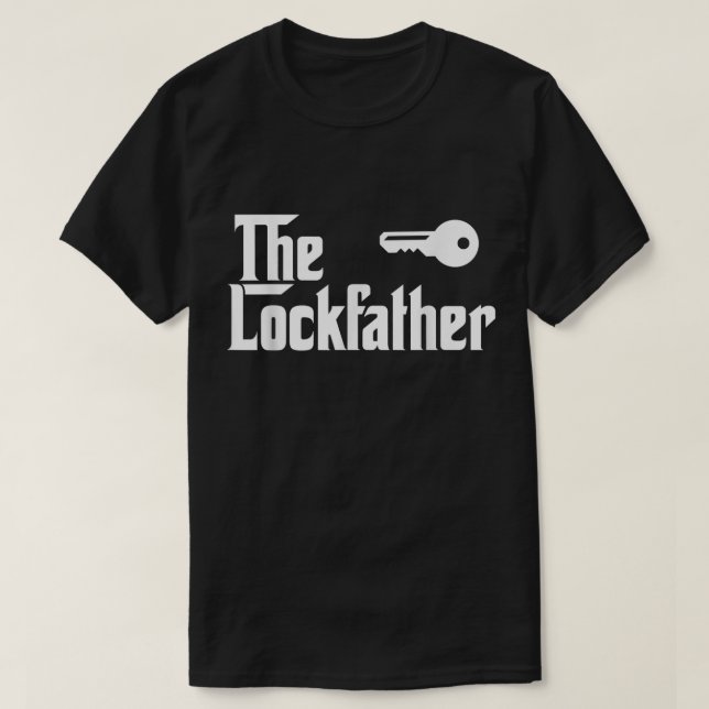 Der Lock Father Funny Locksmith Locksmithing T Shi T-Shirt (Design vorne)