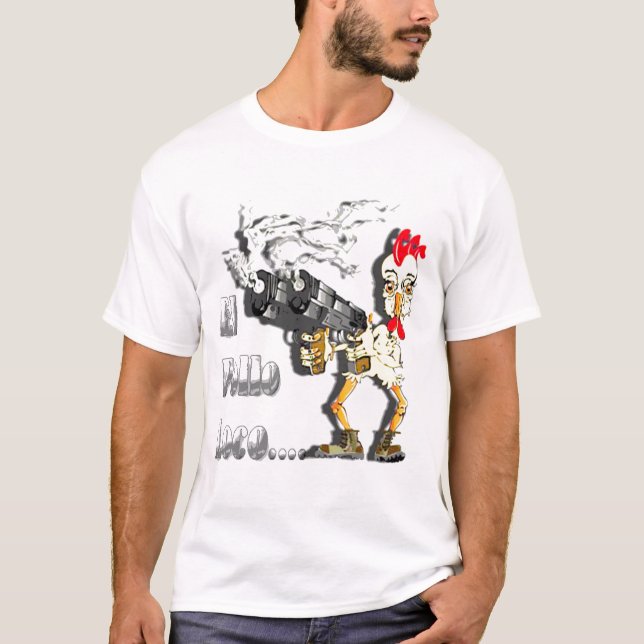 Der Loco Pollo T-Shirt (Vorderseite)