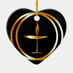 Der lodernde Chalice Keramik Ornament