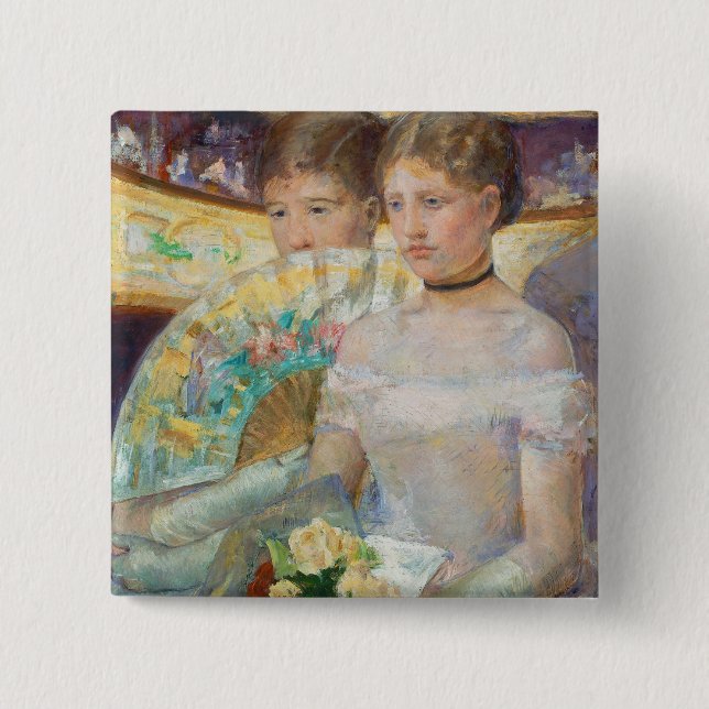 Der Loge, 1882 (Öl auf Leinwand) Button (Vorderseite)